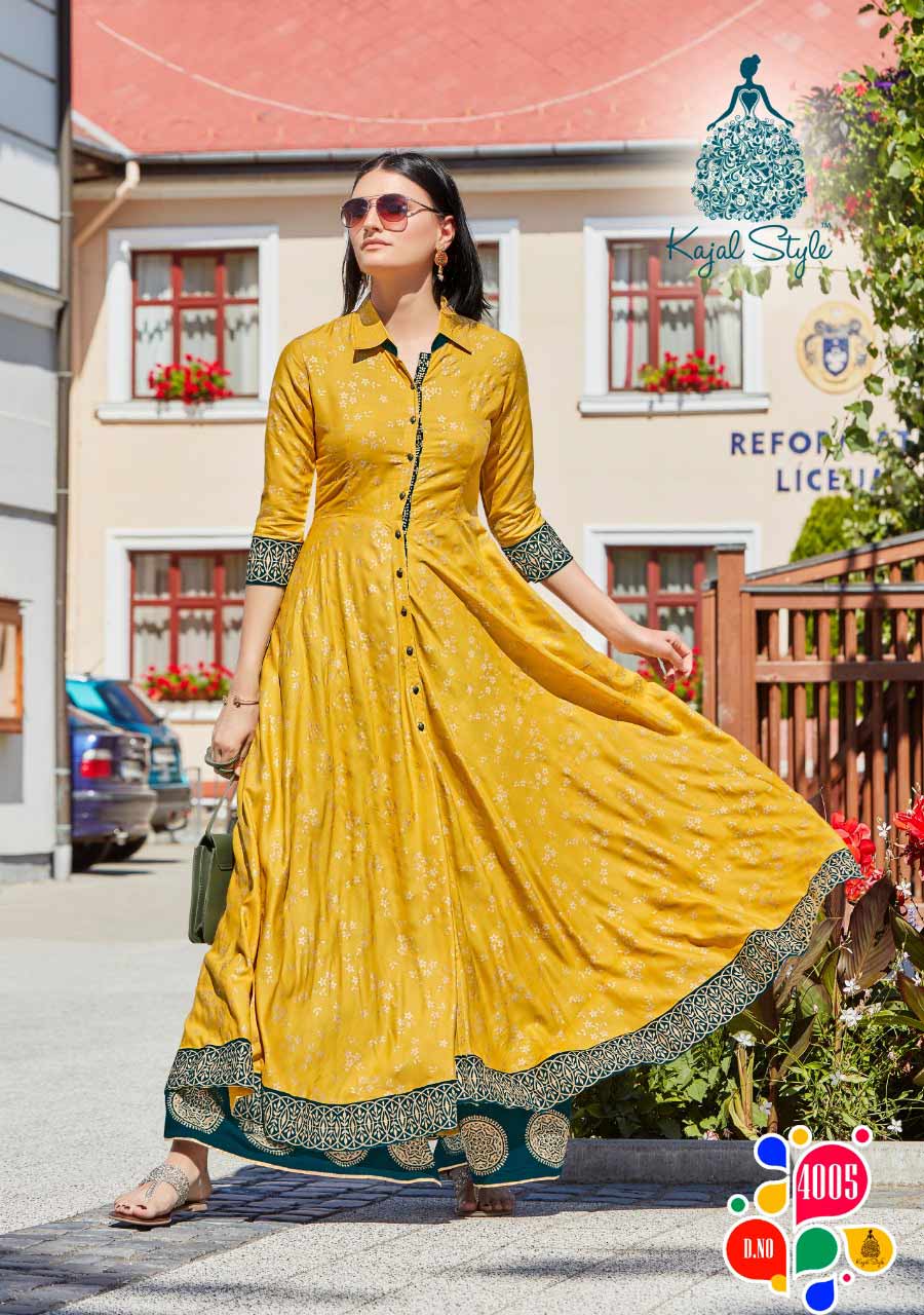 Fashion Colorbar Vol-4 Kajal Style Pal Print Long Kurti Fashion Colorbar Vol-4 Kajal Style Pal Print Long Kurti